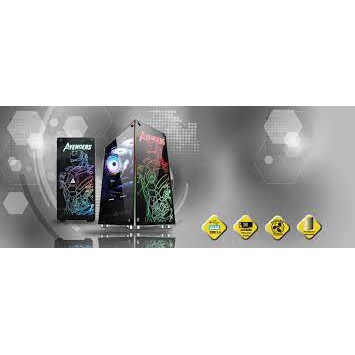 Giá siêu sốc Vỏ case VSP Avenger KA-260 hình siêu nhân sẵn dải led RGB mặt trước