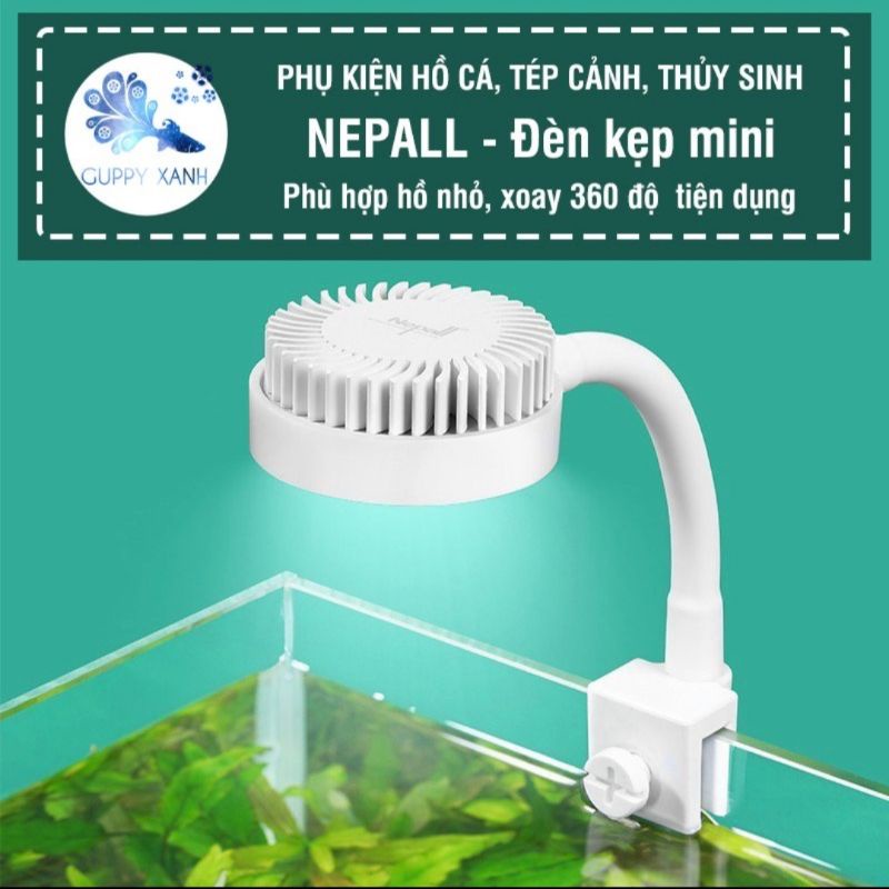 Đèn led kẹp siêu sáng có thể xoay 360, có cổng usb cho hồ thủy sinh, bể cá