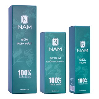 Combo Mụn Thâm Dưỡng Da Sáng Mịn NAM