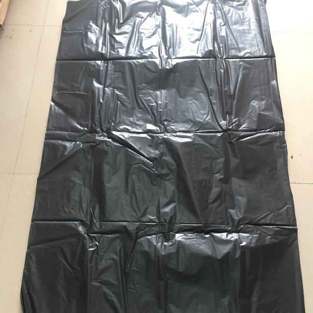 1kg túi rác đen cỡ đại 90x110cm ( túi đen cho thùng rác to 120L, hàng đẹp)