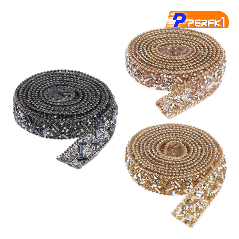 1yard Diamond Rhinestone Rhinestone Crystal Patch Applique 1.5cm