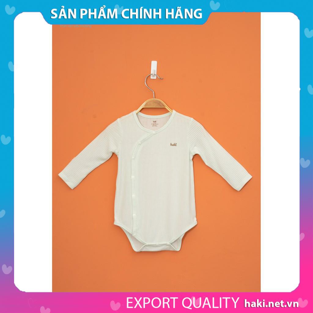 Bodysuit cho trẻ sơ sinh vải gỗ sồi cao cấp siêu mềm mịn HAKI - BM021