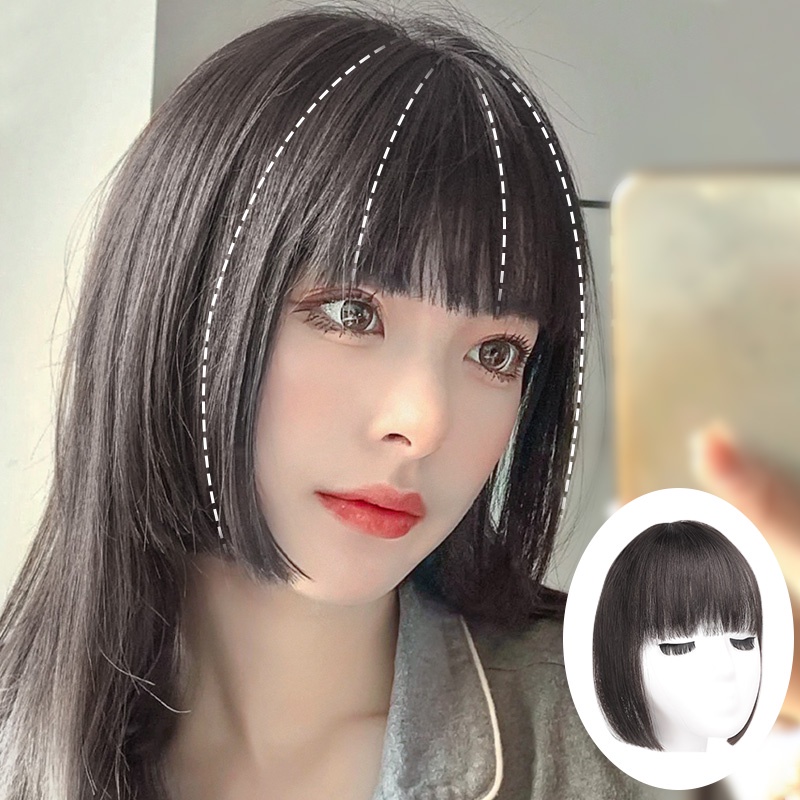 Tóc Mái Giả Kiểu Công Chúa Thời Trang Sành Điệu Cho Nữ