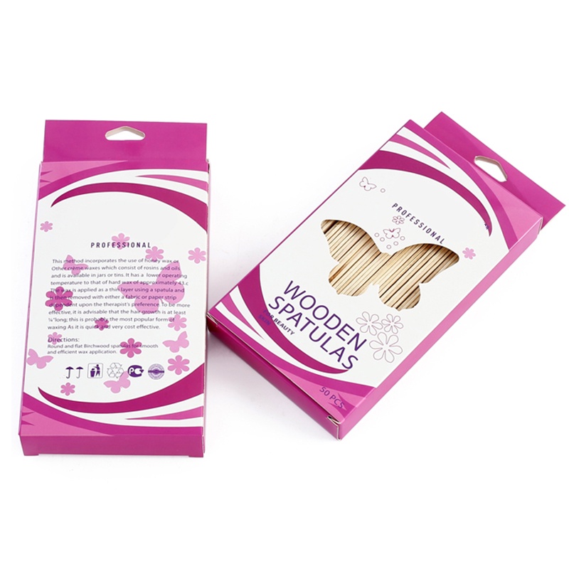 SUAMAX Bộ 50 que tẩy lông dùng 1 lần, que wax 50G