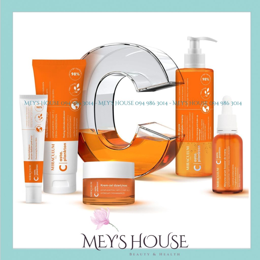 Gel Rửa Mặt - MIRACULUM Asta.Plankton C, Sữa Rửa Mặt Trắng Da dạng Gel