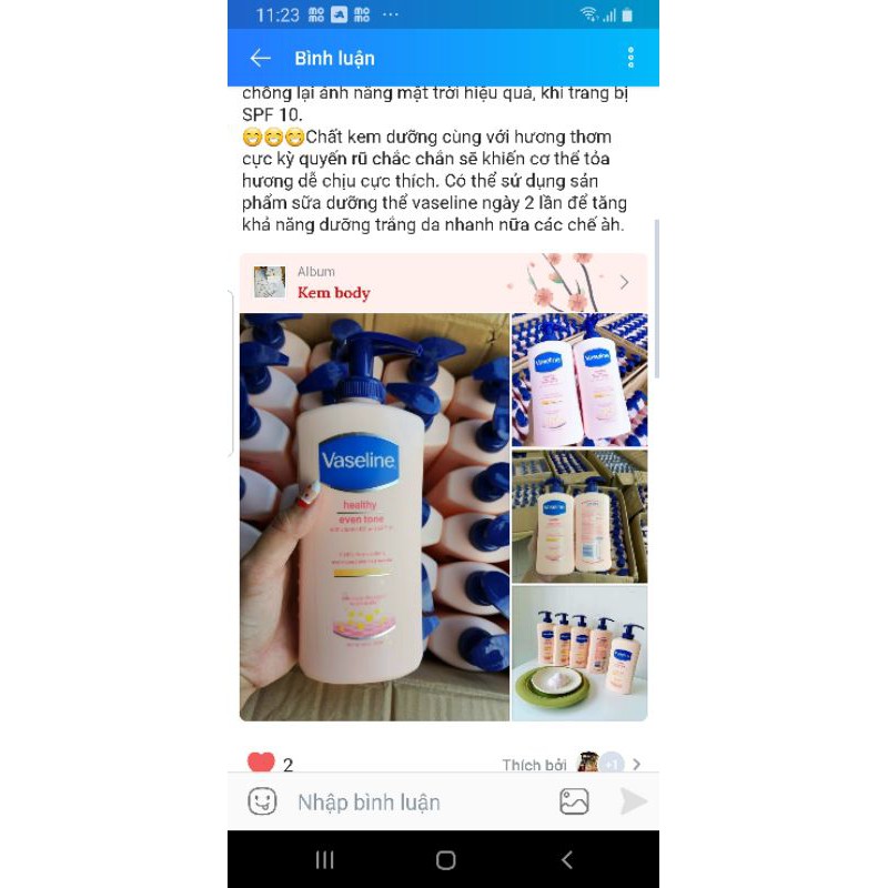dưỡng body 400 ml