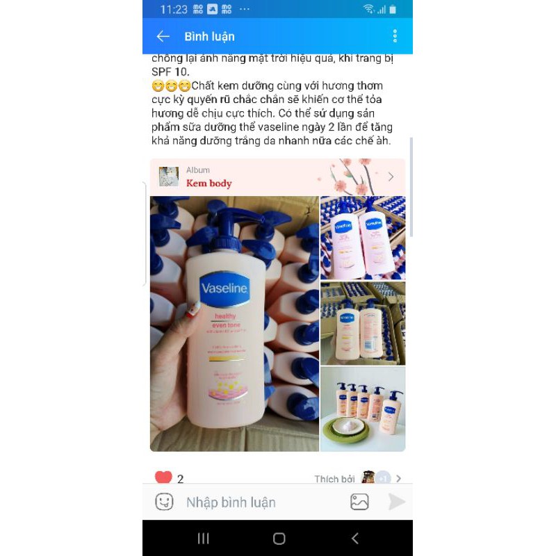 dưỡng body 400 ml