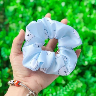 Dây buộc tóc Srunchies lụa hình cartoon dễ thương