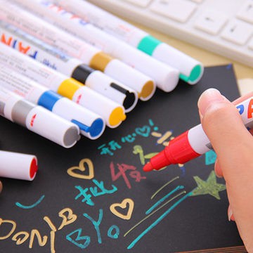 Màu trắng Cao su chống thấm nước Sơn vĩnh viễn Bút đánh dấu lốp lốp cao su sơn mặt kim loại Bút đánh dấu sơn vĩnh viễn Bút đánh dấu màu | BigBuy360 - bigbuy360.vn