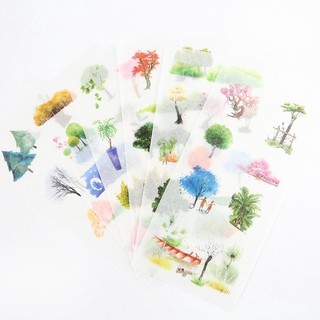 Set sticker 6  tấm trang trí
