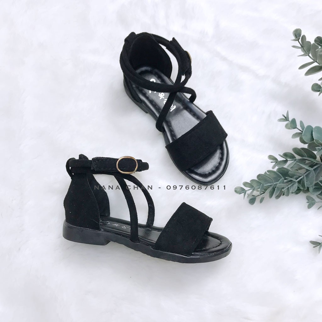 [G014] Dép sandal quai nhung sz 26-32