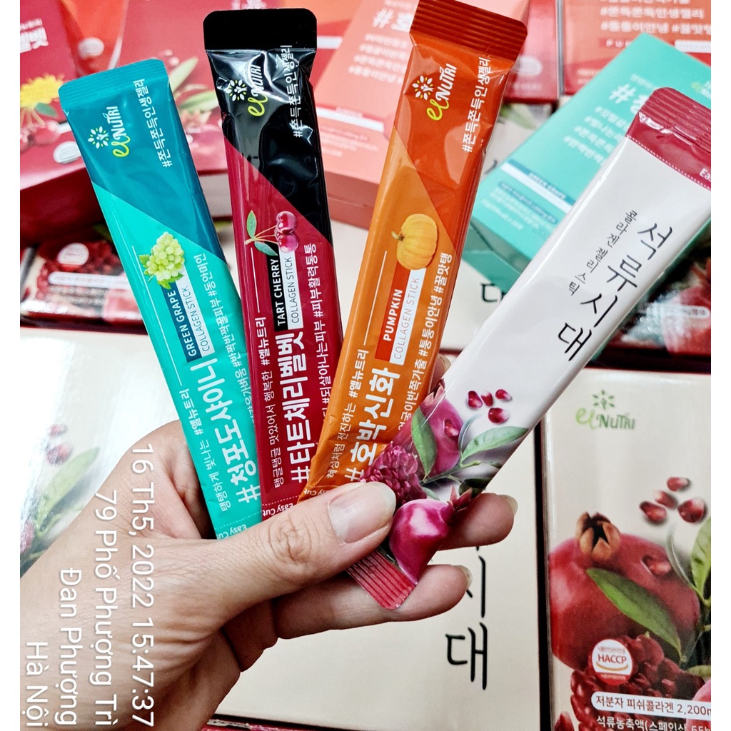 Thạch collagen Hàn quốc Nutri các vị (Hộp 10 gói)