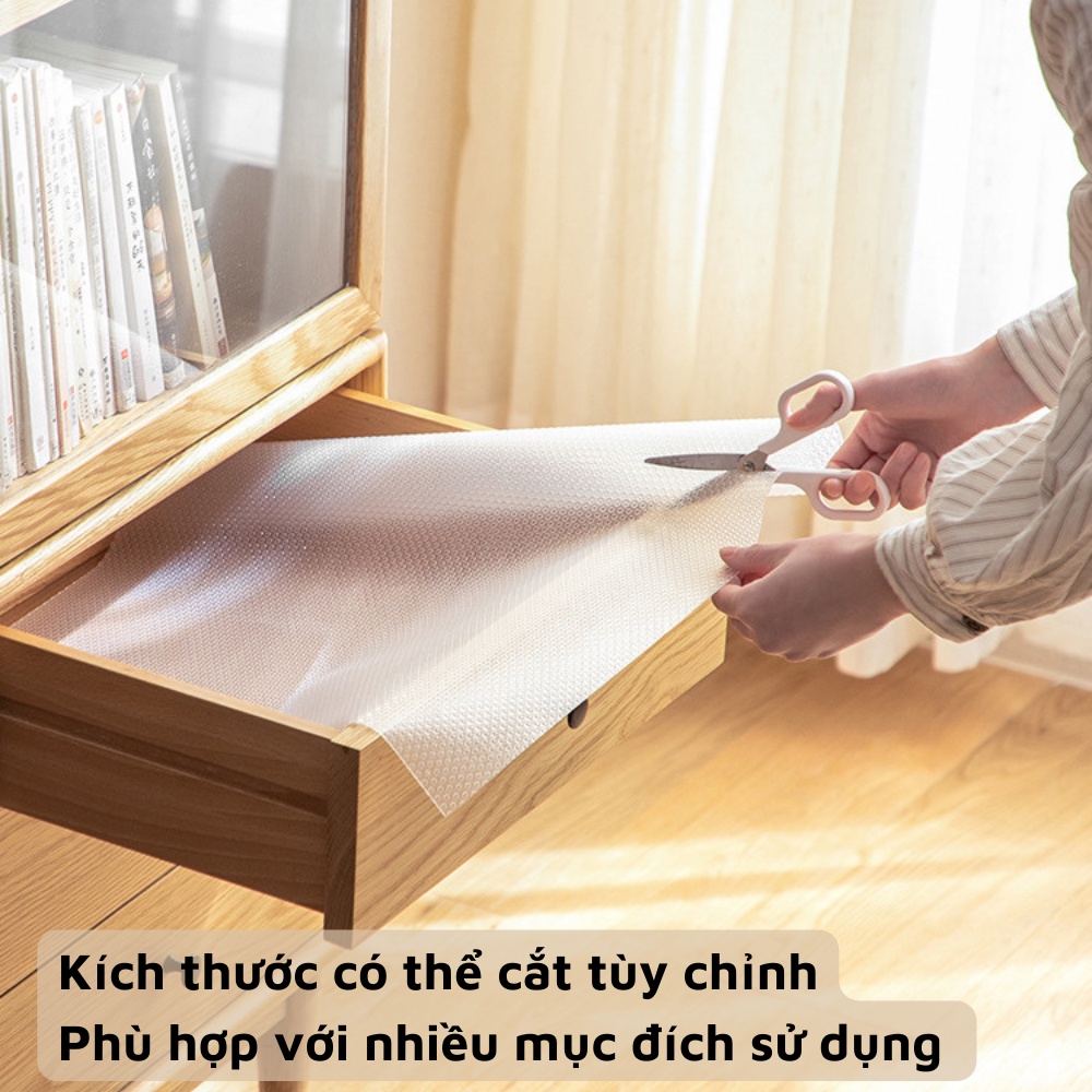 Tấm lót chống thấm tủ bếp tủ lạnh ngăn kéo tủ quần áo chống ẩm bẩn mốc chất liệu EVA không thấm nước