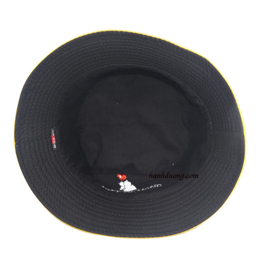 [ Hình thật ] Nón bucket 2  mặt Take My Hand mũ tai bèo bắn trái tim vành nhỏ được may với chất liệu cotton cao cấp