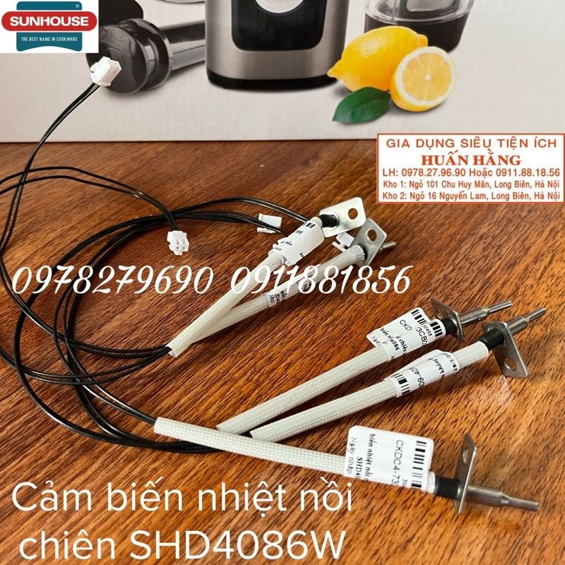 🍀Chính hãng🍀Cảm biến nhiệt, thanh nhiệt, động cơ quạt gió, tay cầm nồi chiên không dầu Sunhouse Mama SHD4086W SHD4086