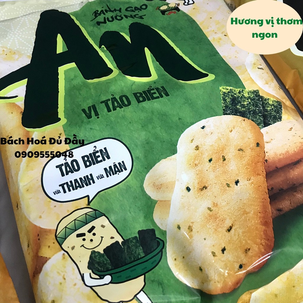 Bánh gạo An Orion thơm ngon, One one giòn tan có đủ 3 vị Tảo Biển, vị Tự Nhiên, vị Cá Nhật thượng hạng