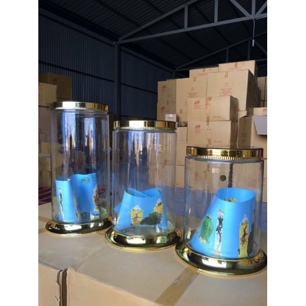 Bình Thủy Tinh Cao Cấp Dáng Trụ 17.8lít, 21.8lít, 25.8lít Phú Hòa