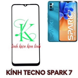 Kính tecno spark 7 ( Kính ép dành cho tecno spark 7 )