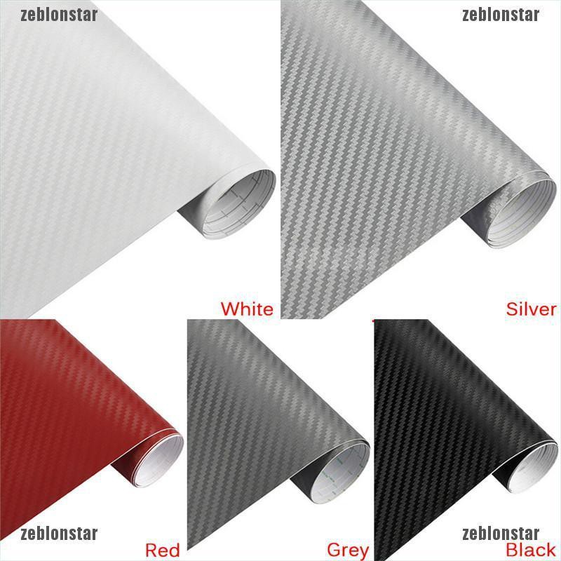 ❤star 3D Carbon Fiber Matte Vinyl Film Car Sheet Wrap Roll Sticker Decor Multi Sizes ▲▲