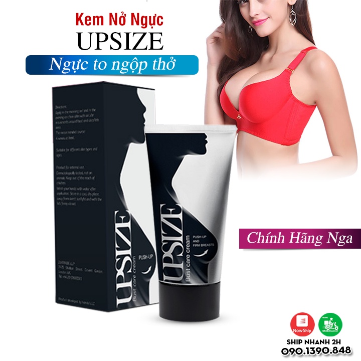 [Hàng Ngoại Nhập] Kem Nở Ngực UpSize (50ml) – Dòng Kem Massage Tăng Size Vòng 1, Giúp Núi Đôi Thêm Săn Chắc & Quyến Rũ