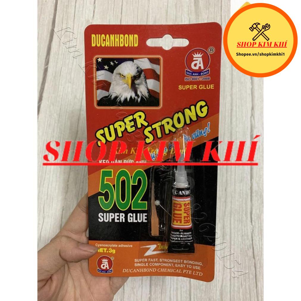 [Kim khí] Keo dán đa năng Super Glue dán mọi vật liệu ( sành, sứ, da, vải, giấy...)