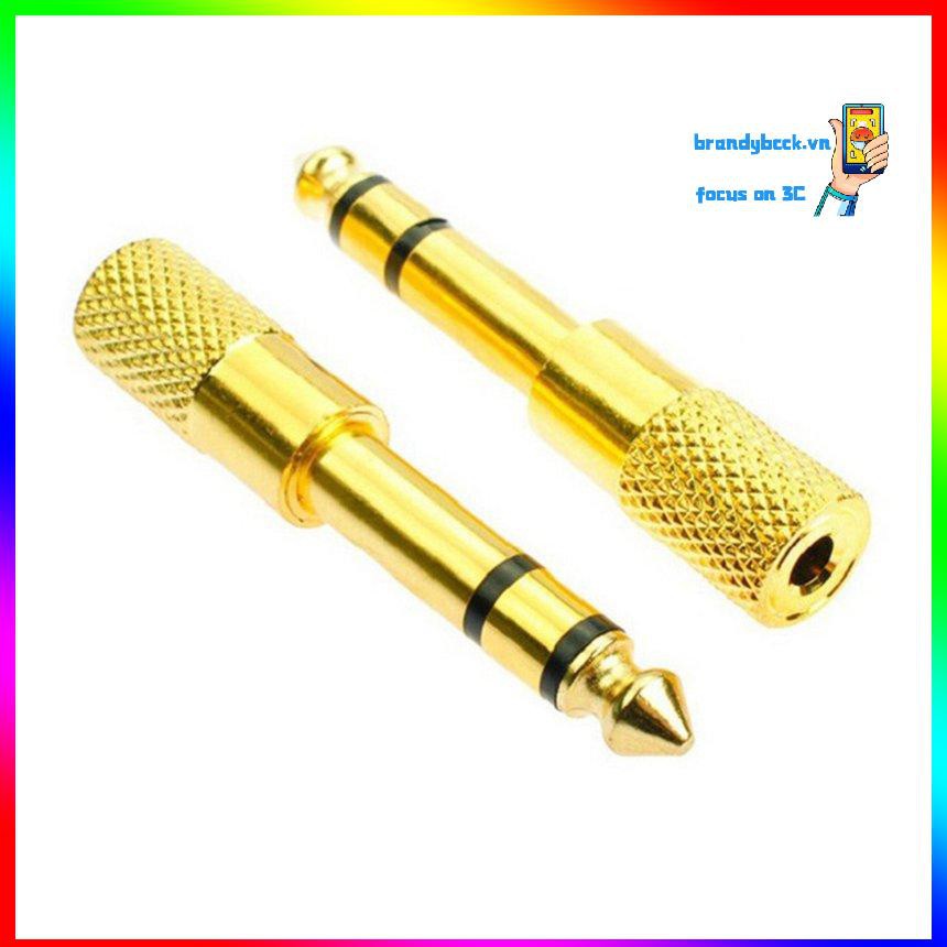 Đầu Chuyển Đổi Từ Giác Cắm 3.5mm Sang 6.35mm