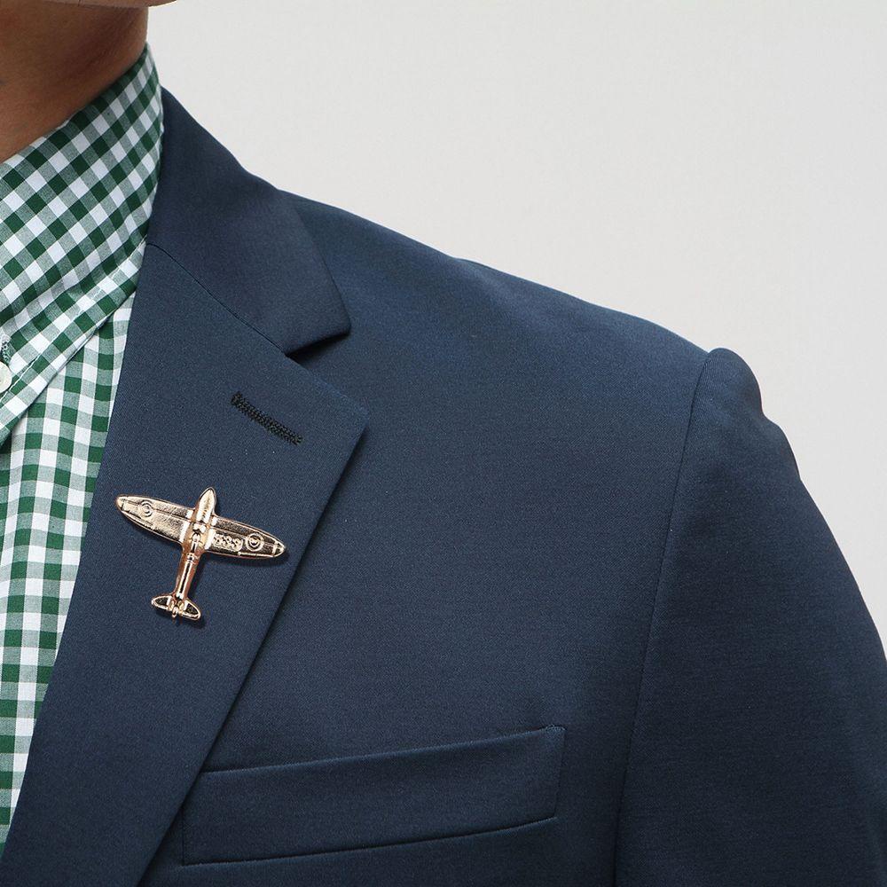 Cài Áo Hình Máy Bay Phong Cách Retro