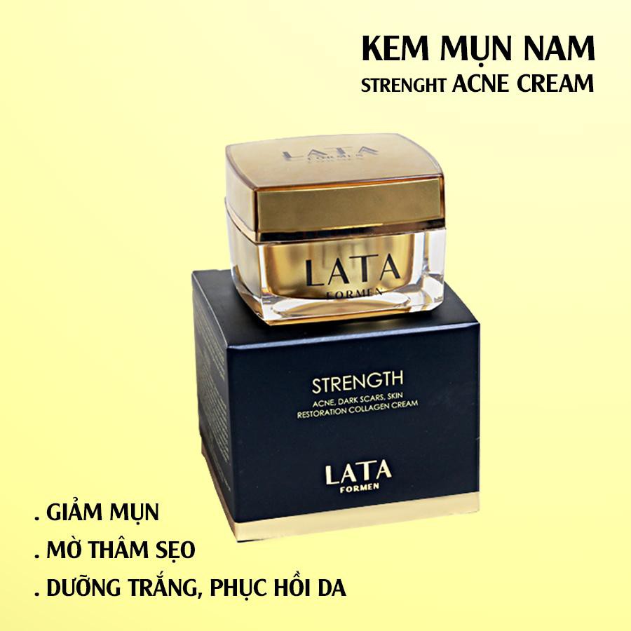 kem thâm mụn cho nam lata for men liền sẹo dưỡng trắng da 15g