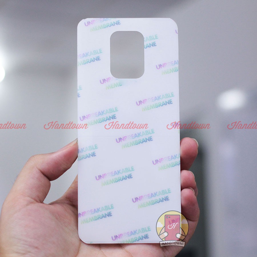Dán Ppf Mặt Lưng Xiaomi Redmi Note 9S / Note 9 Pro / Note 9 Pro Max Hiệu Ứng Cầu Vồng Không Full Viền