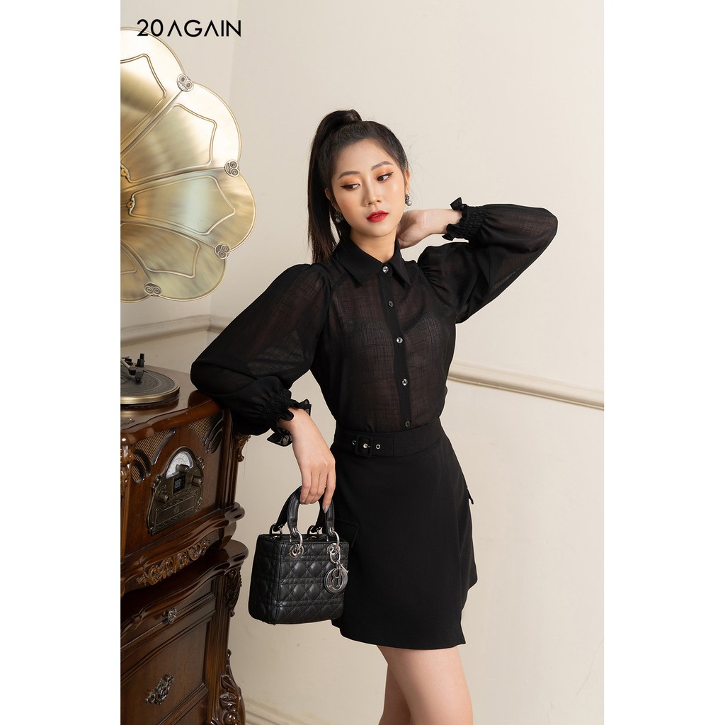 Chân váy A Cạp đai cài JAA1022 20Again | BigBuy360 - bigbuy360.vn