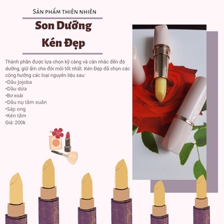 Son dưỡng, Son dưỡng môi Kén Đẹp từ tinh dầu thiên nhiên, giảm thâm, làm hồng môi