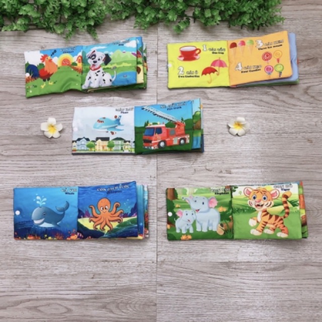 Đồ Chơi Sách Vải Cho Bé