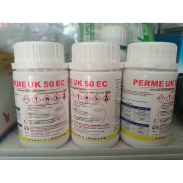 Thuốc diệt muỗi Perme UK 50EC ( Nhập khẩu nguyên chai từ Anh cam kết chính hãng ) tặng kèm bám dính