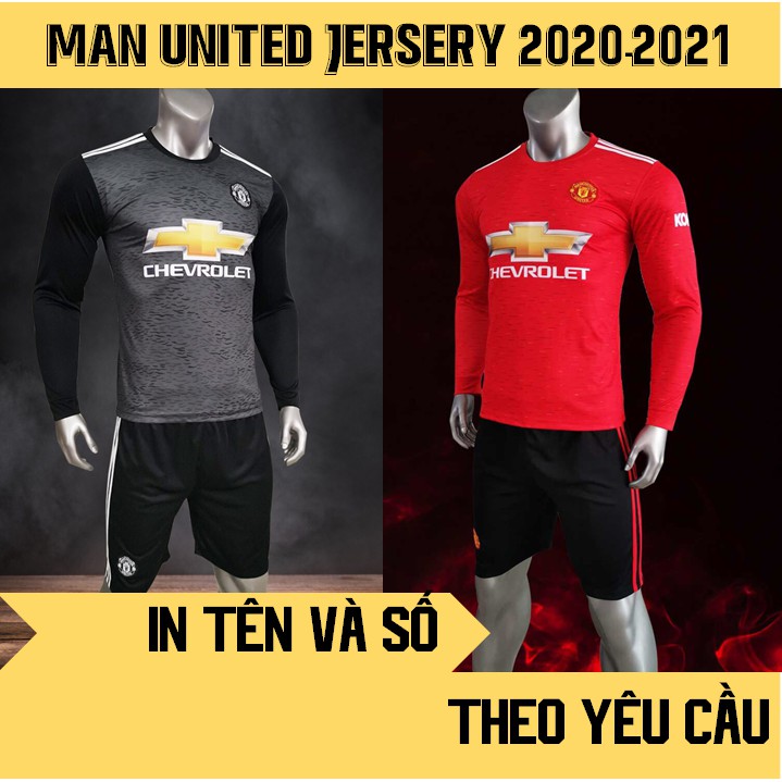 ÁO BÓNG ĐÁ MAN UNITED TAY DÀI, ÁO ĐÁ BANH MAN UNITED TAY DÀI | BigBuy360 - bigbuy360.vn