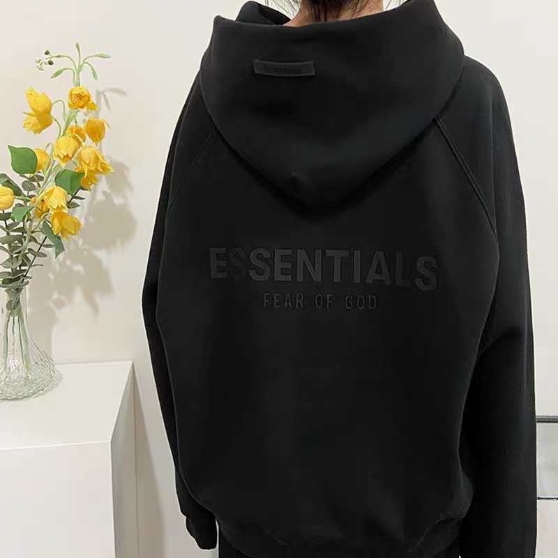 Áo hoodie FEAR OF GOD FOG ESSENTIALS SS21 cao cấp, Áo khoác nỉ form rộng ESSENTIALS silicon chất liệu nỉ bông oversize | BigBuy360 - bigbuy360.vn