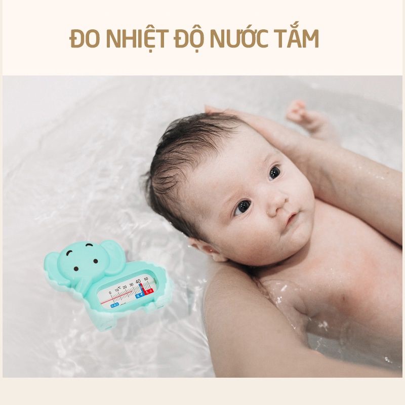 Nhiệt Kế Nhà Tắm Đo Nhiệt Độ Nước Babuu