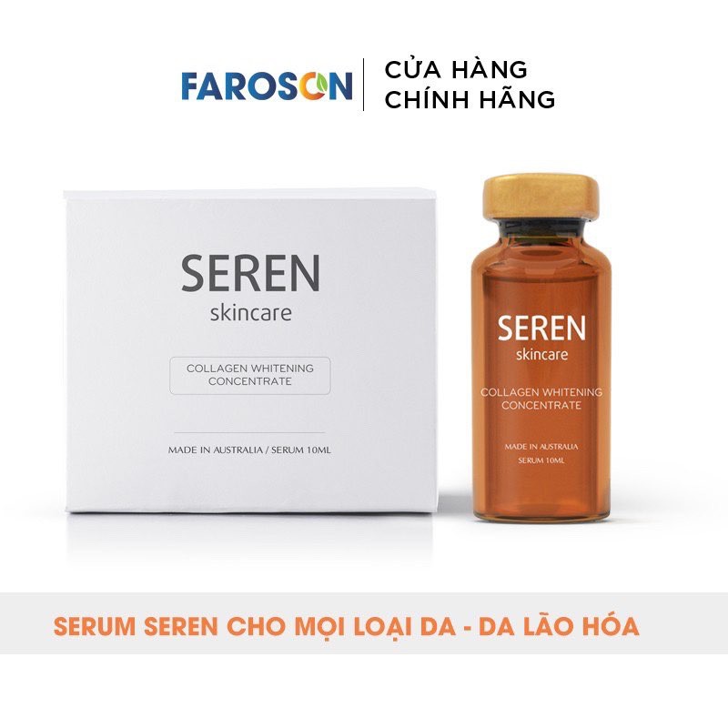 Serum dưỡng da căng bóng Seren Collagen Whitening Concentrate Úc 10ml