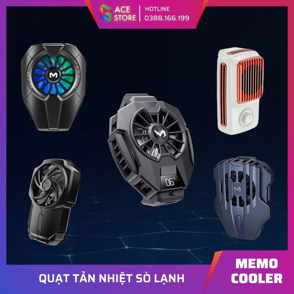 Memo Series | Quạt tản nhiệt sò lạnh bán dẫn siêu lạnh cho điện thoại