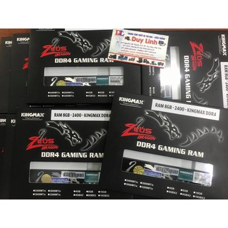 Ram Mới 8G DDR4 kingmax bus 2400 full hộp bảo hành 36 tháng