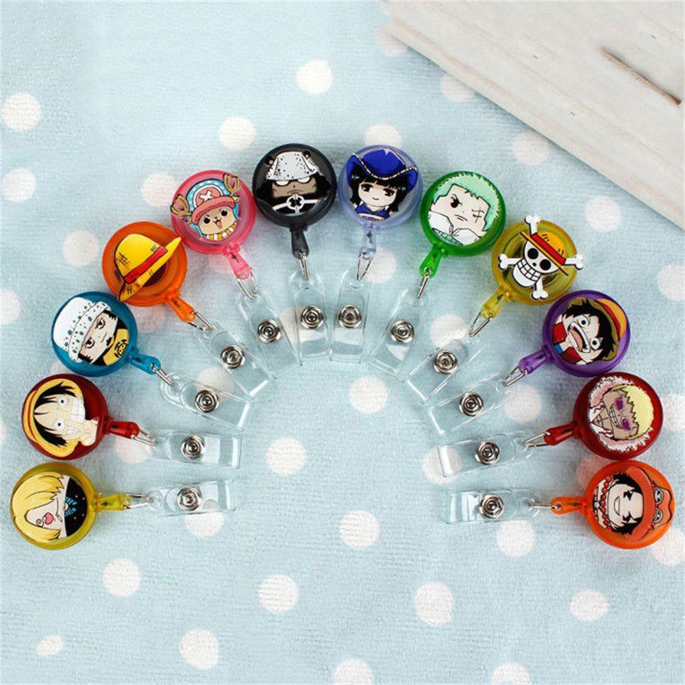 Huy Hiệu Hình Mèo Hoạt Hình Có Thể Thu Gọn Tiện Dụng Giá Đỡ Huy Hiệu Cài Áo Hình Roronoa Sanji Chopper