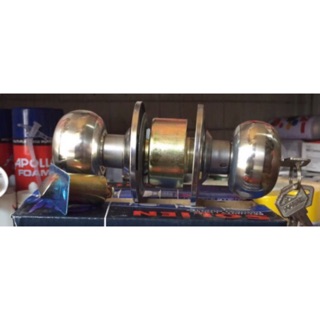 Khoá quả đấm, tay nắm tròn, inox, lõi đồng