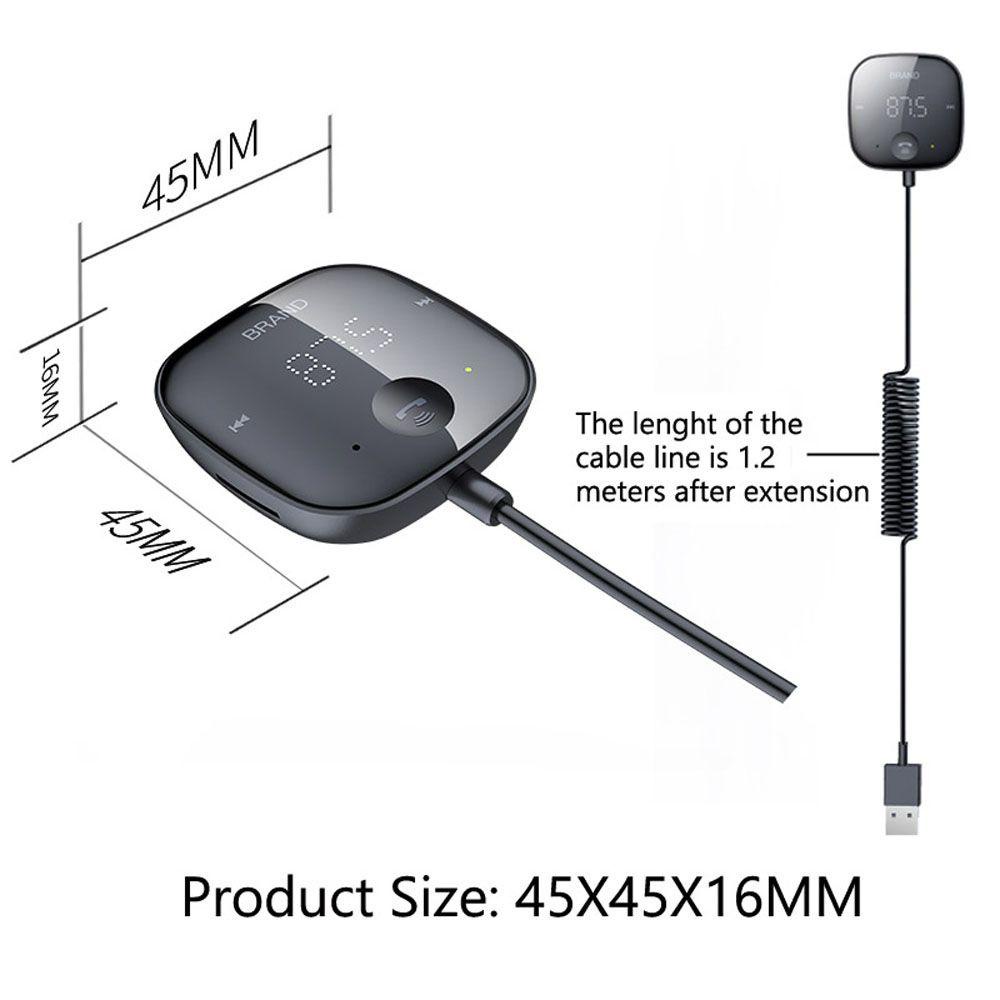 Thiết Bị Thu Phát Bluetooth 5.0 Tích Hợp Đài FM Và Máy MP3 TAYLOR1 Cho Xe Hơi