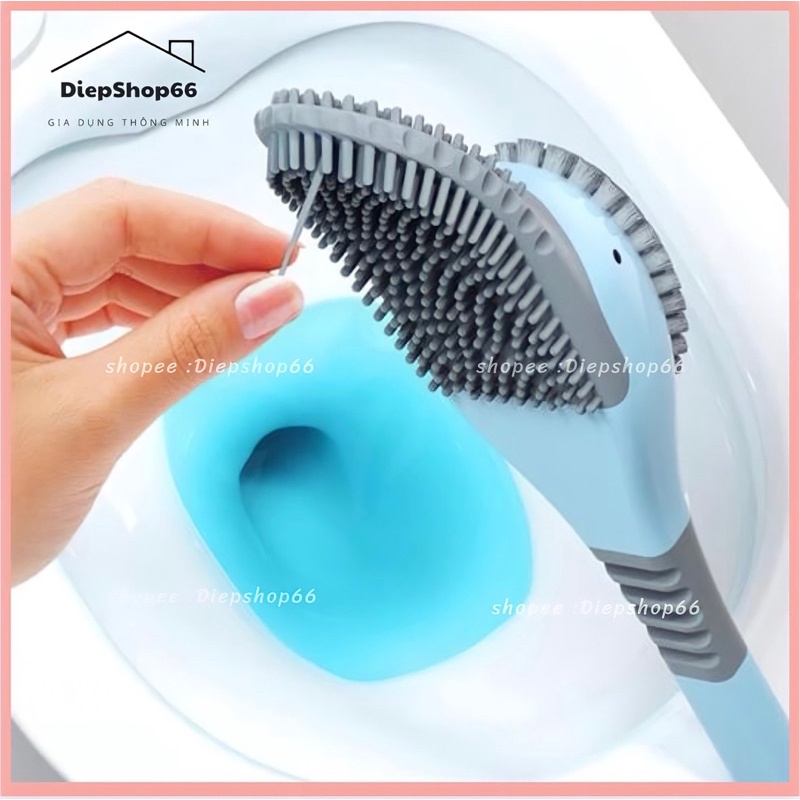 Chổi cọ nhà vệ sinh -bồn cầu -nhà tắm  ❤SALE❤ Cọ bồn cầu -silicon con vịt dễ thương cọ mọi nơi Chổi cọ toilet
