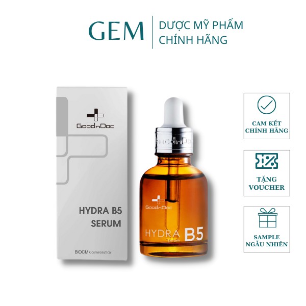 Tinh chất dưỡng ẩm trắng da GoodnDoc Hydra B5 Serum