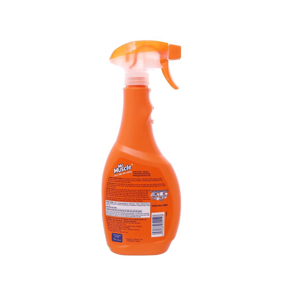 Chai Nước Xịt Lau Bếp Đa Năng Mr.Muscle 500ml Hương Chanh