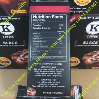 Cà Phê K Black Coffee 255g