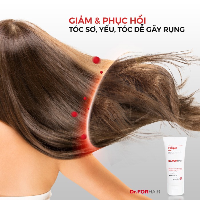 🔴 Dầu Gội Ngăn Rụng Tóc Folligen Plus Shampoo 100ml