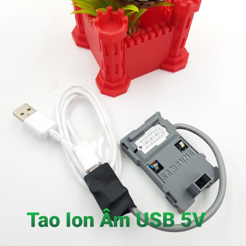 Bộ Tạo Ion Âm Cổng USB 5V Tiện Dụng, Máy Tạo Ion Âm SamSung 5V