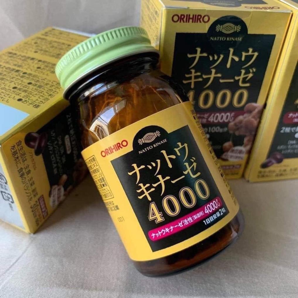 Viên uống Chống đột quỵ NOGUCHI NATTO KINASSE Nhật bản 2000fu/ 3000fu/ 4000fu/ 5000fu