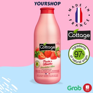 Sữa Tắm Cottage 750ml - Hương Dâu - Chính Hãng Pháp